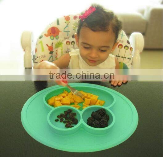 Silicone Baby Kids Placemat With Suction