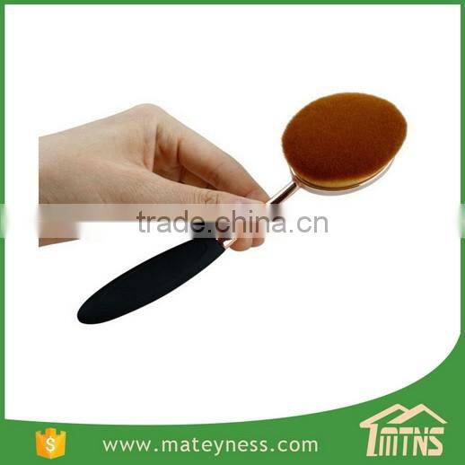 Toothbrush Shaped Oval Makeup Brush Set