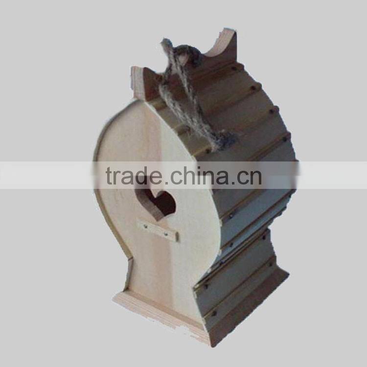 Made in China Christmas unfinished homemade cheap outdoor Antique wood nativity scene wood craft birdhouse, bird feeders