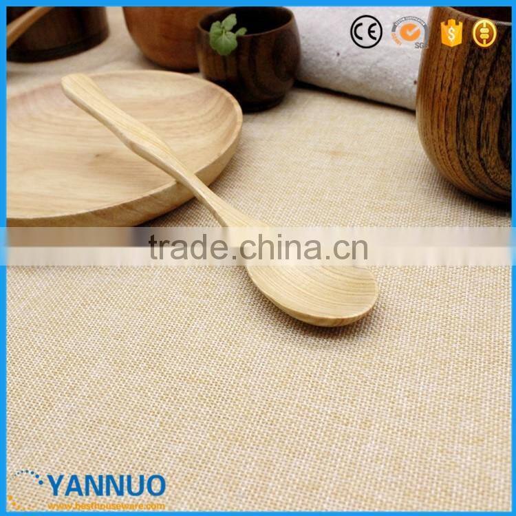 Natural Chinese Fir Material, Mini Wooden Spoon For ice cream Honey wood spoon
