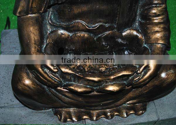 Solar Buddha Statue Polyresin Buddha Fountain (SGS/UL/CE)