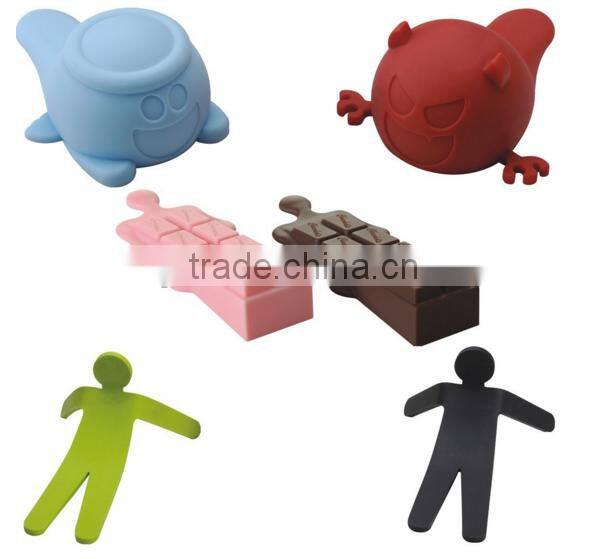 Different Shape Cute Rubber Doorstop Funny Glass Shower Door Stop