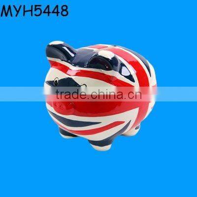 Union Jack porcelain piggy banks