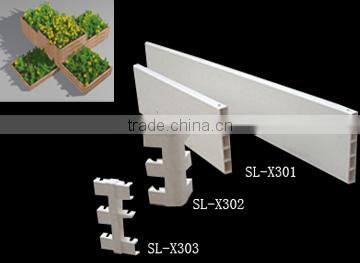 vertical garden modules rectangular planter box plastic raised gardening