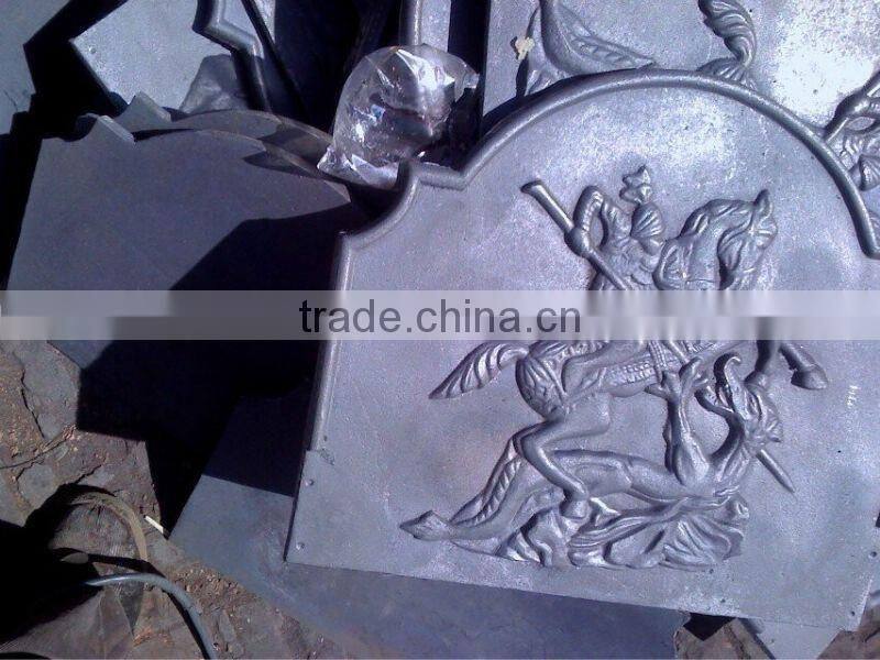 2014 hot sale cast iron fireplace door
