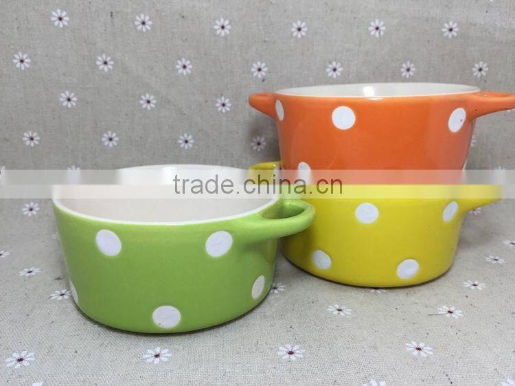 Wholesale stocked Personalized korean Ceramic Dinner Bowls