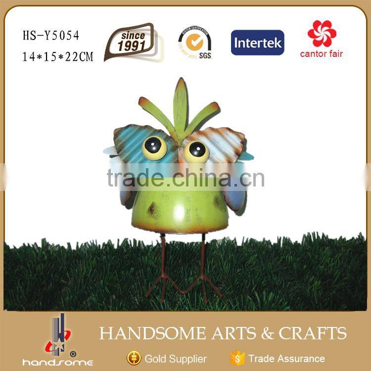 22CM Funny Dancing Bird Figurine Small Metal Letters for Crafts