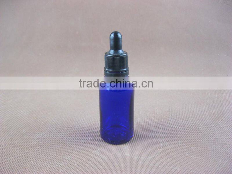 essential oil bottle glass blue perfume bottle