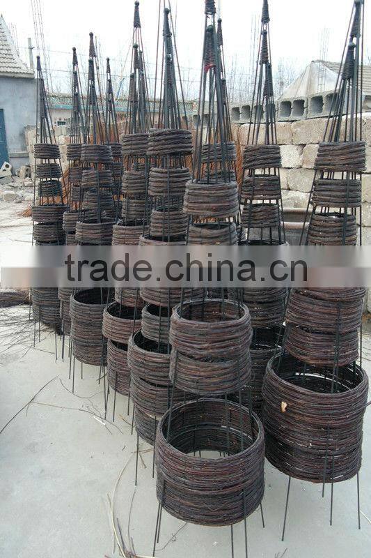 Wicker camping house / wicker garden decoration --- flower stand & planter