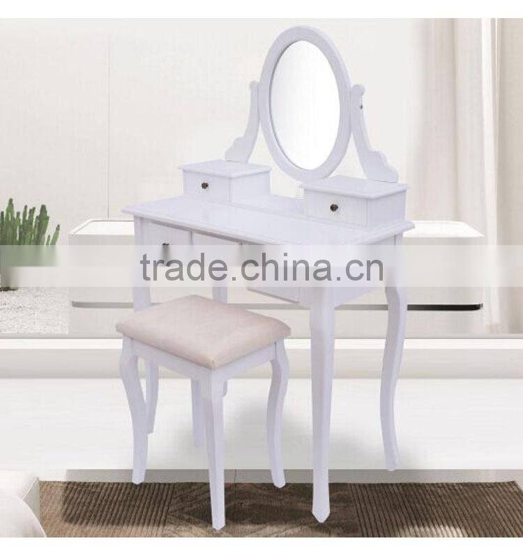 Shandong bedroom furniture wood makeup sets
