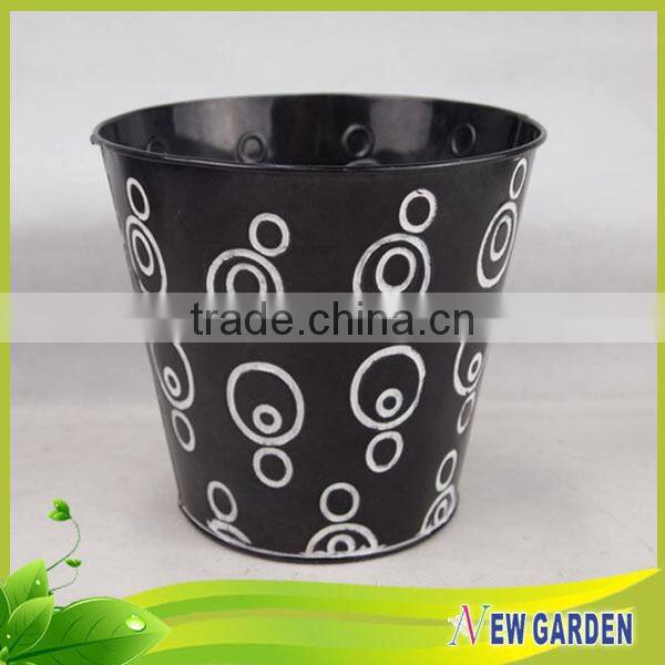 Newgarden colorful waterproof metal planter / iron flower pot stand