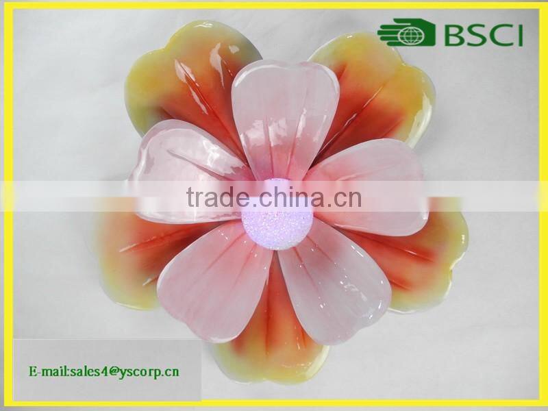 Metal Flower Statue Solar Garden Light Solar Home Light Solar Wall Light Solar Light Ball