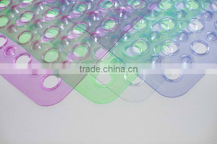 Good quality interlocking cheap pvc antislip bath mat