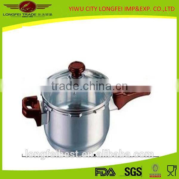 2pcs high grade 304 stainless steel soup pot and high pressure pot set