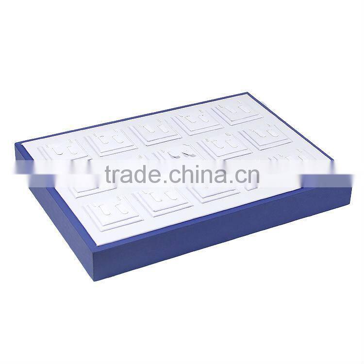 Leather ring tray ring display