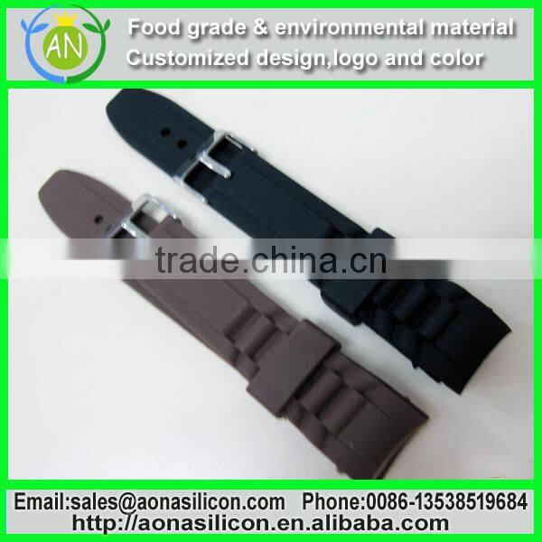 Colorful charm silicone watch band