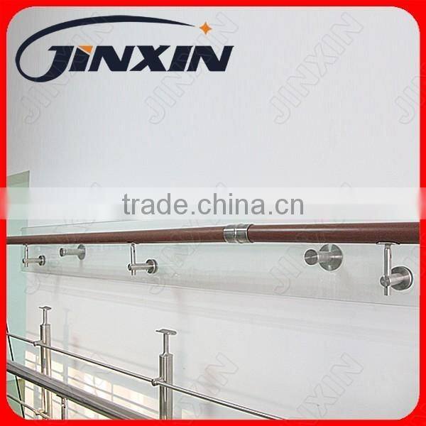 JINXIN Showroom Safety Glass Handrail With Bracket