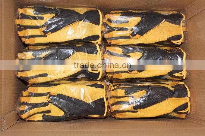 TPR Impact Protective slicone anti slip neoprene anti vibration Mechanical working Gloves