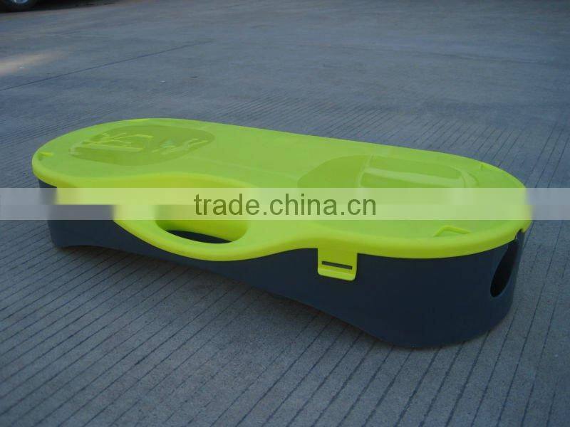 Portable badminton easy set including badminton net rack, battledore and badminton and a case