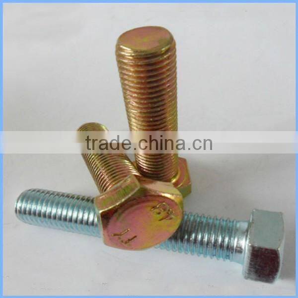 2017 Hot Sale Galvanized DIN 933 Bolt And Nut Use For Building