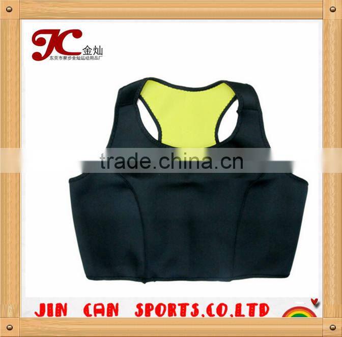 neoprene sweat body shaper corset vest with sleeves