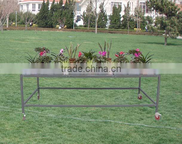 Long Type Display Bench , Garden Flower Display Rack