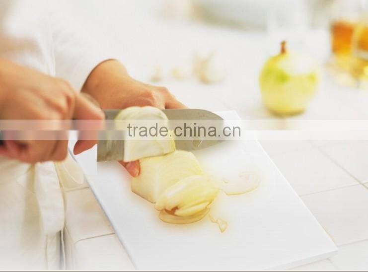 plastic cutting board with stainless steel drip pan/ cooking tool