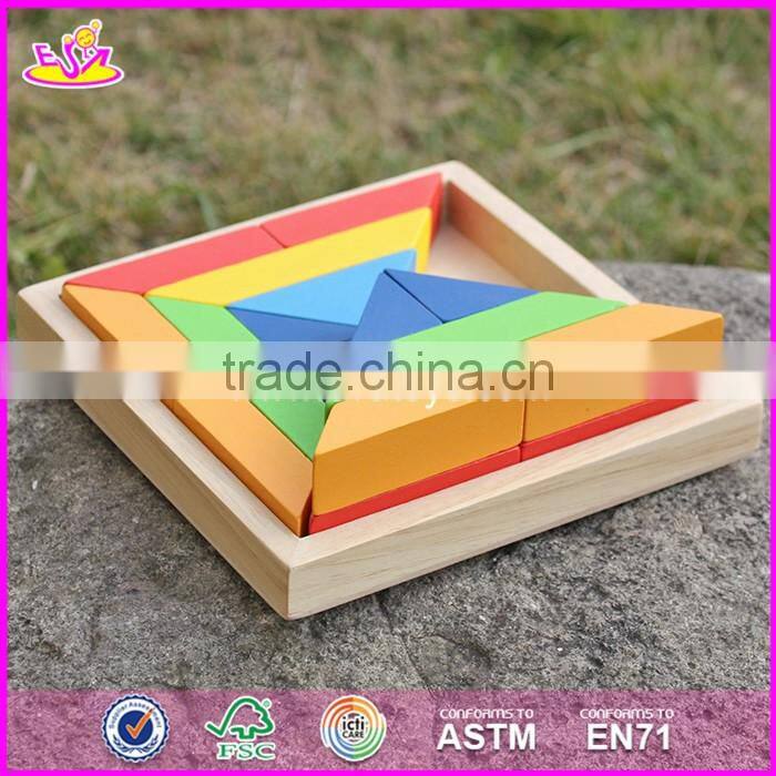2017 new design 100 pieces kids preschool building toy wood blocks for sale W13A130