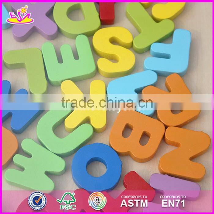 2017 New design toddlers educational wooden abc learning W14B072