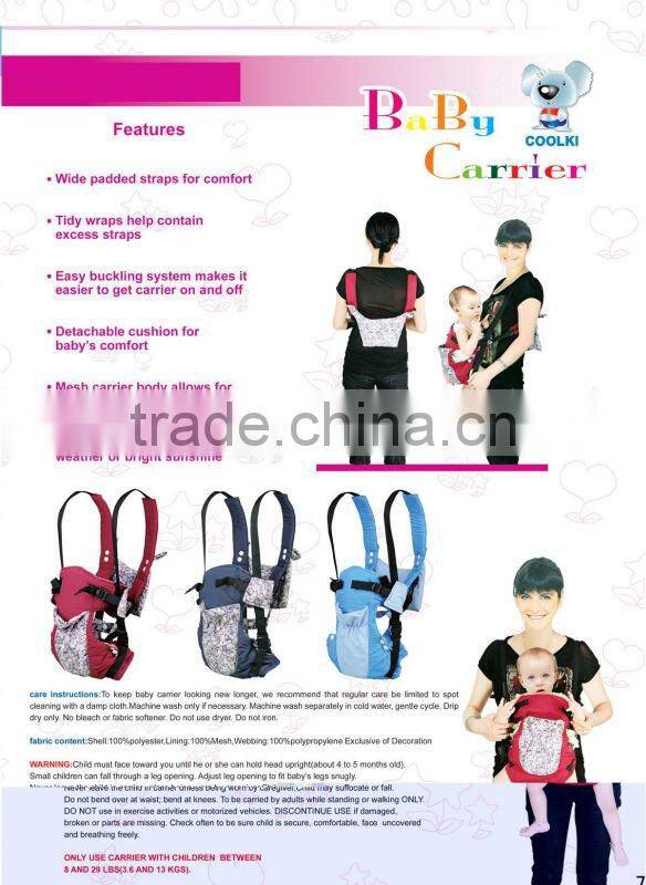 Safety & comfortable baby sling,baby brace,baby carrier
