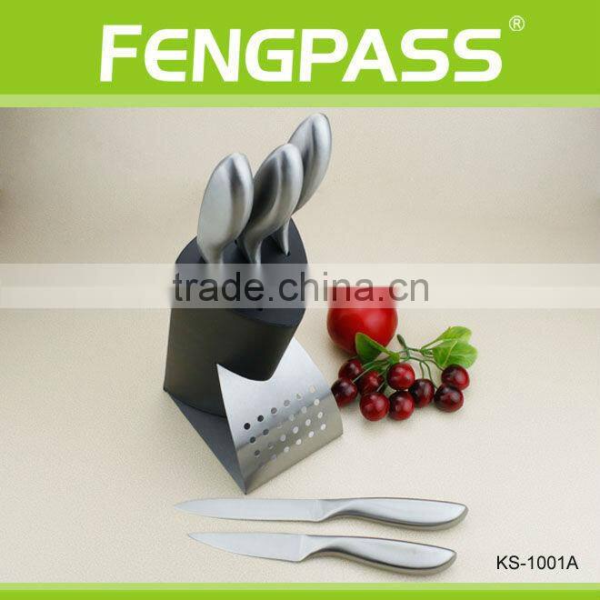 safty design stainless steel kitchen knife set(609-33-70)