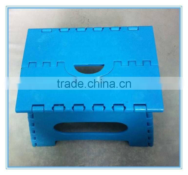 Multi-functional household blue folding step stool