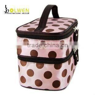 2014 popular pot cosmetic bag for womens with Waterproof nylon