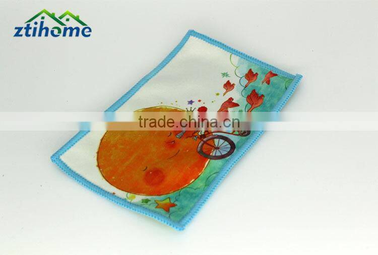 microfiber screen cleaning cloth,with two usage sides