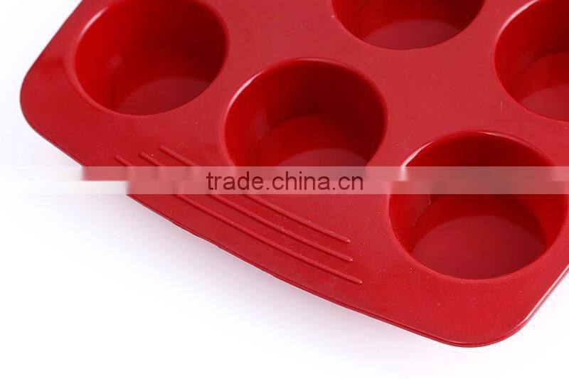 CBU27 FDA LGFG 12 connected silicone funny cake mold