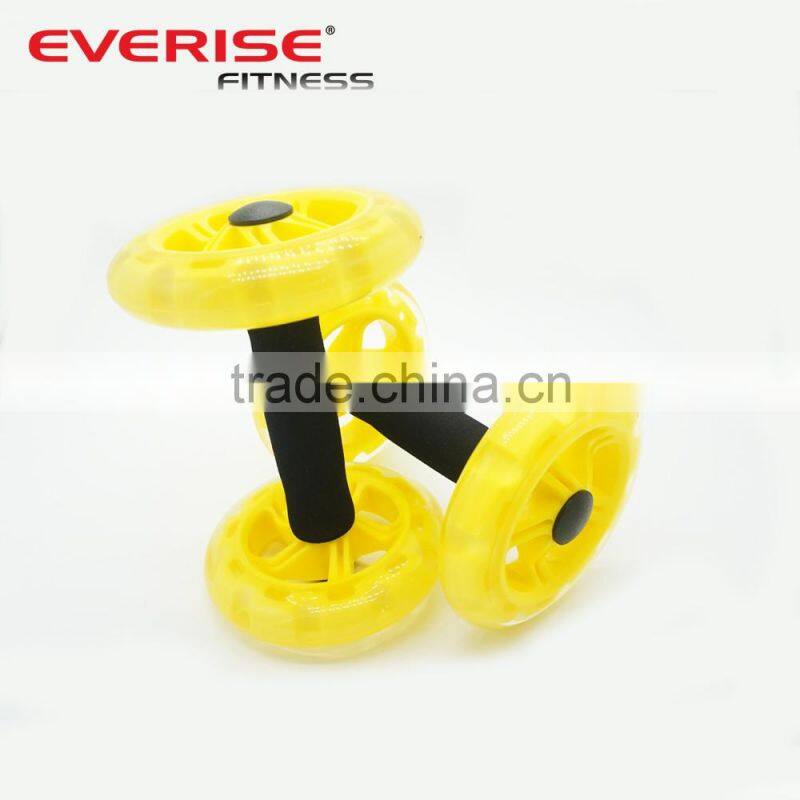 High quality crossfit abdominal exercise roller ab wheel