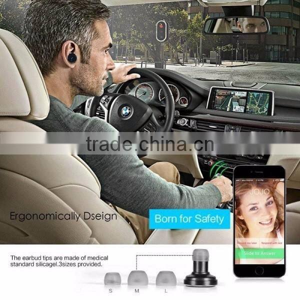 REMAX RB-T11C Dual USB 2.1A+1A Mini Wireless Bluetooth 4.0 Headset Earphone