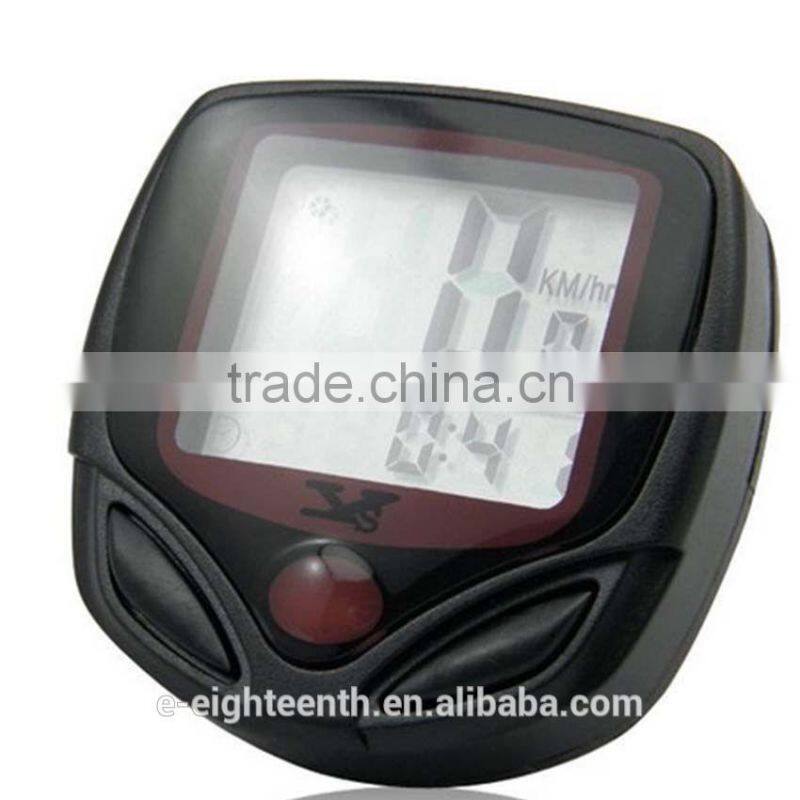 2016 NEW Cycling Bike Bicycle Wireless LCD Cycle Computer Odometer Speedometer Waterproof