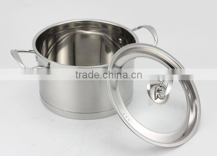 stainless steel soup pot pan sets
