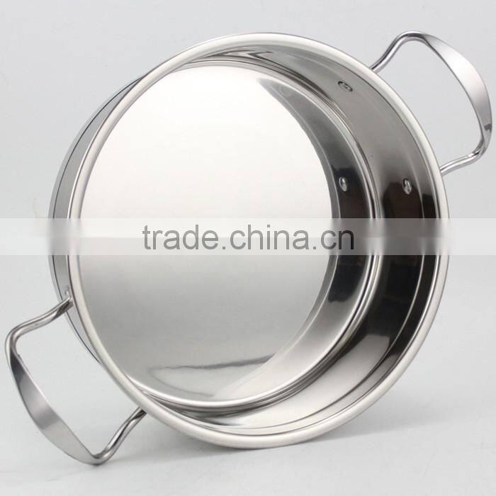 stainless steel soup pot pan sets