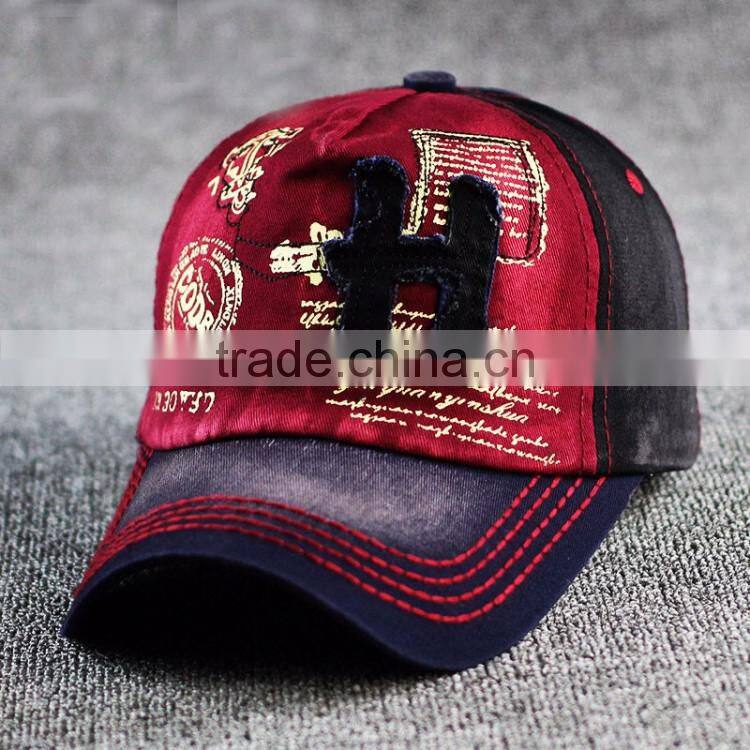 2017 custom sport distressed black baseball caps and caps