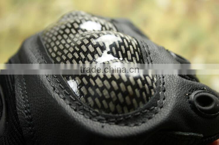 custom black carbon fiber antislip abrasion proof military half finger tactical gloves