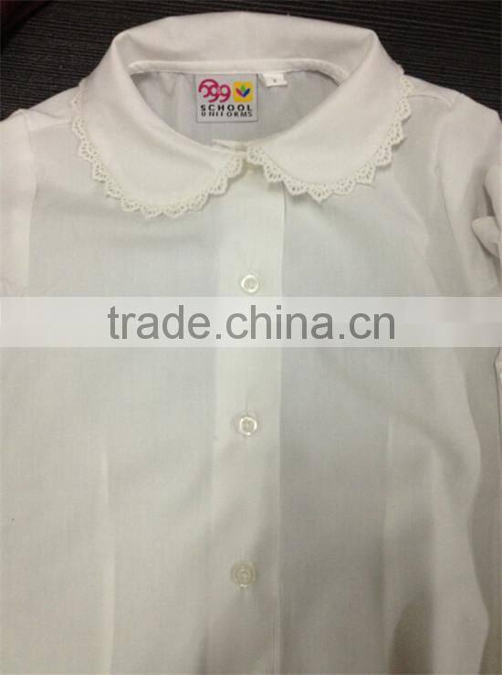 Girls boys shirts school uniform shirts white schools shirts for kids