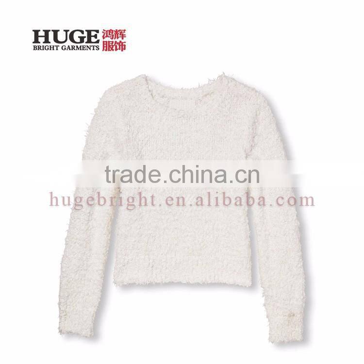 Casual Wearing Long Sleeve Pullover Sweater Girl