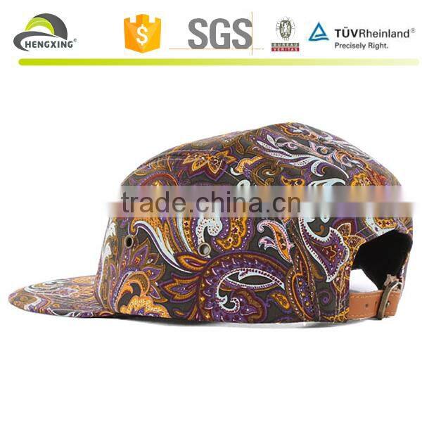 Local headwear simple custom-made 5 panels cap