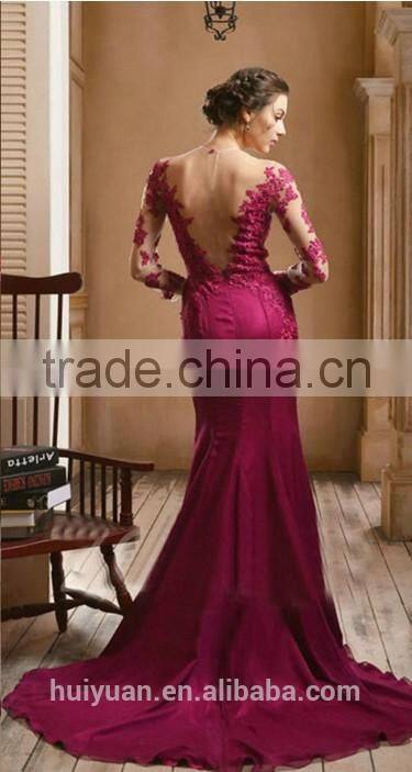 elegant high neck satin fabric flower full length evening gown