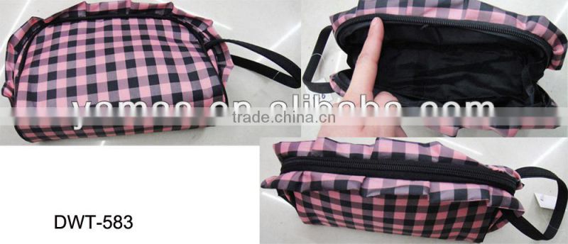 Fashion Lady checked cosmetic bag