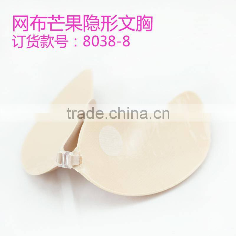 front closure open cheap invisible sexy clear silicone bra