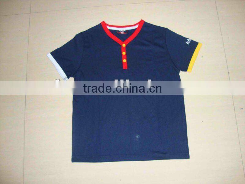 2012 hot sell !!!! 100% combed cotton kids jersey Shirt