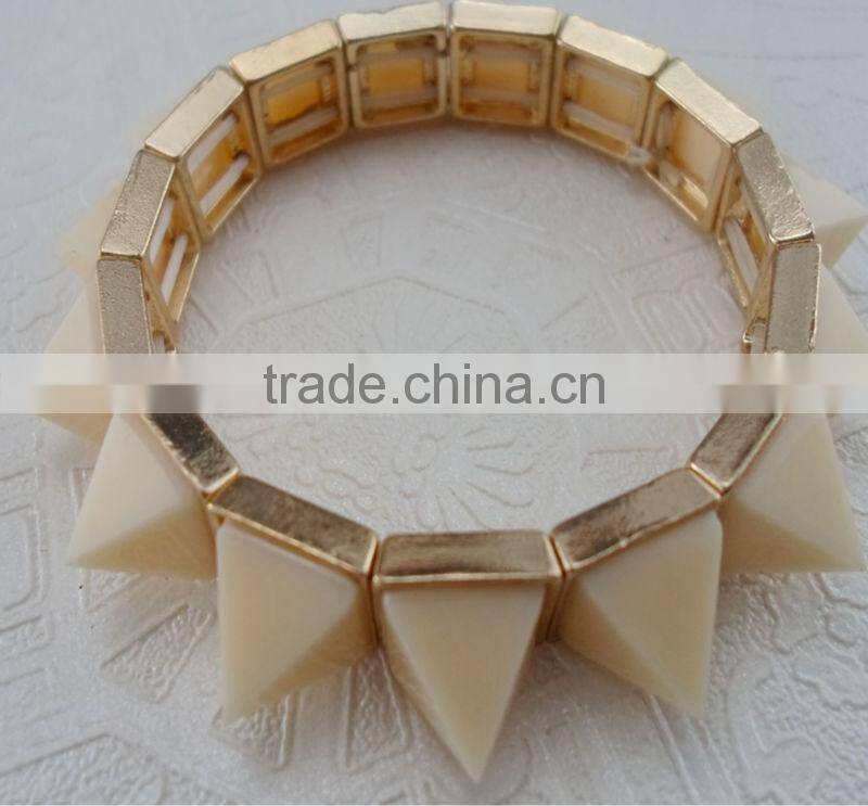 Female exaggerated fashion jewels elastic bracelet